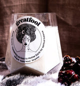 Great Fool -Lock Stock & Smoky Quartz - Crystal candle