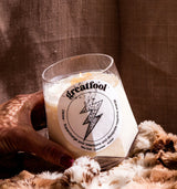 Great Fool -Citrine and the Queens  - Crystal candle