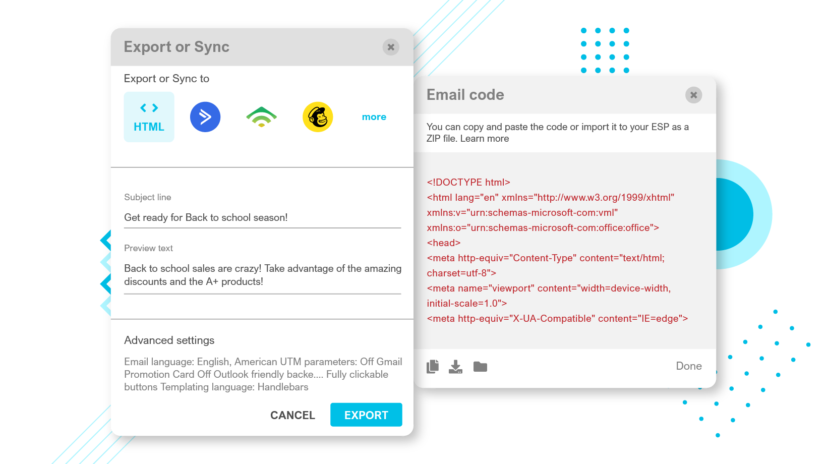 Email code that compatible with all major email clients.